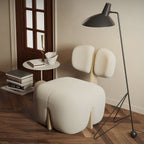 Minimalist Wabi-sabi Cream Style Single Sofa Chair