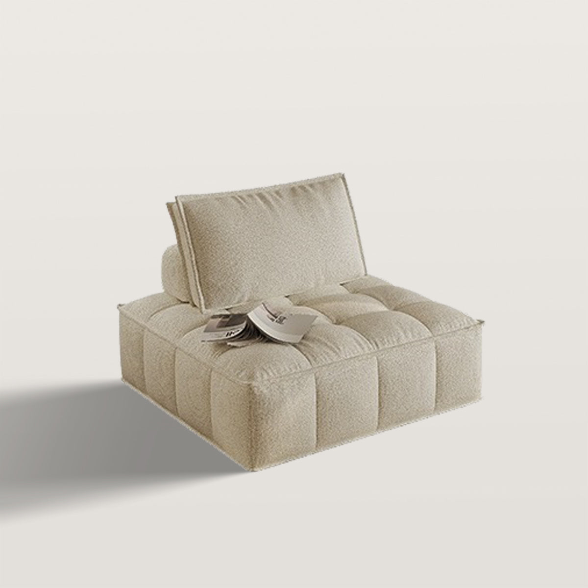Cotton And Linen Fabric Sofa Single Double Block Combination