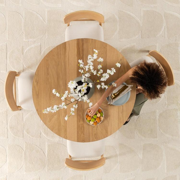 2-10 Person Extendable Dining Table with Storage Cabinet