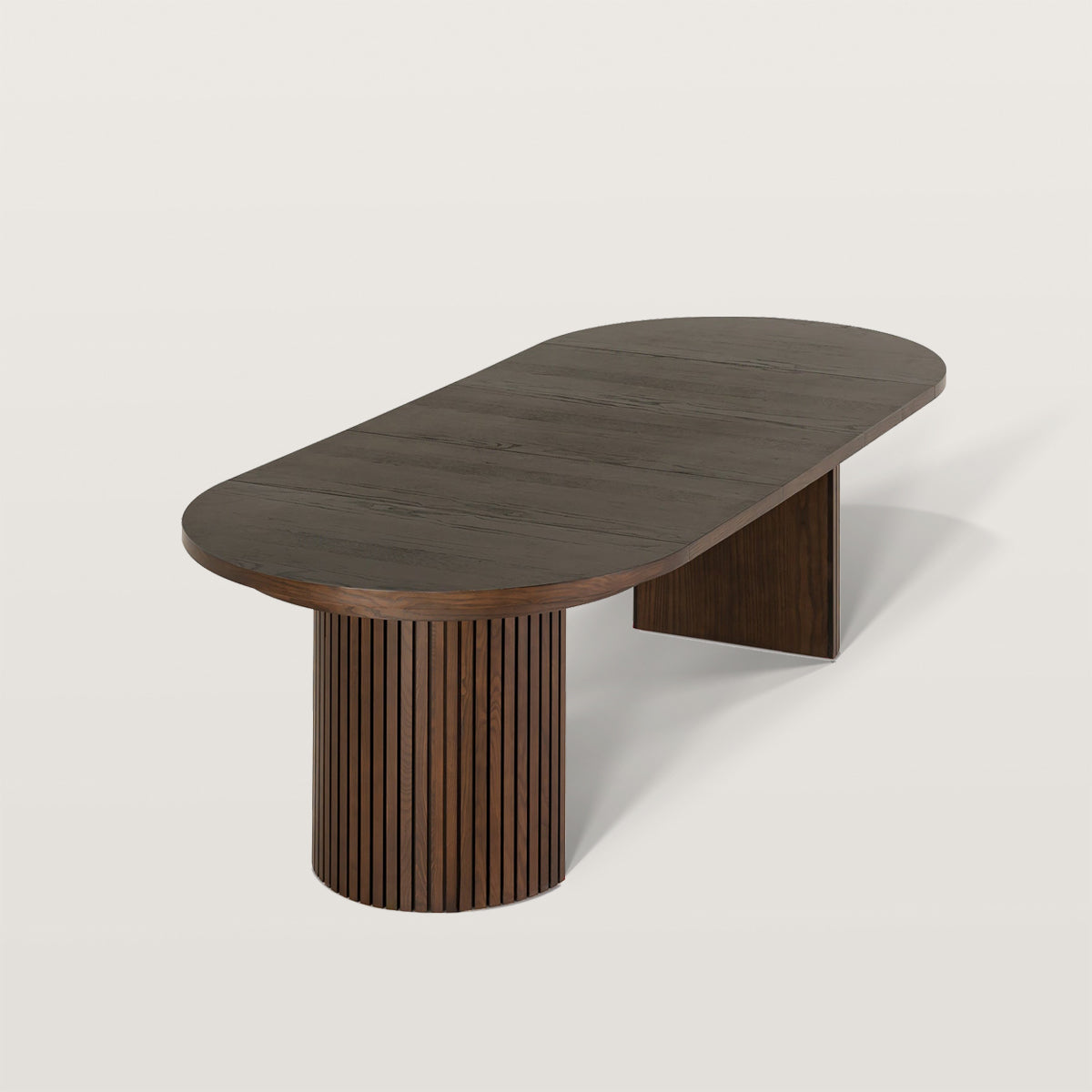 2-10 Person Extendable Dining Table with Storage Cabinet