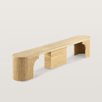 1-4 Person Semi-Circular Arc Corner Extendable Bench