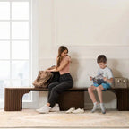 1-4 Person Semi-Circular Arc Corner Extendable Bench