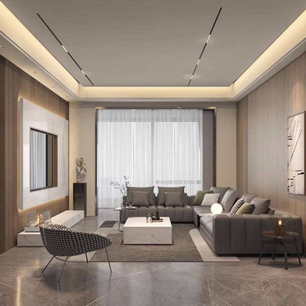 51 inch Rock Coffee Table with Four Drawers