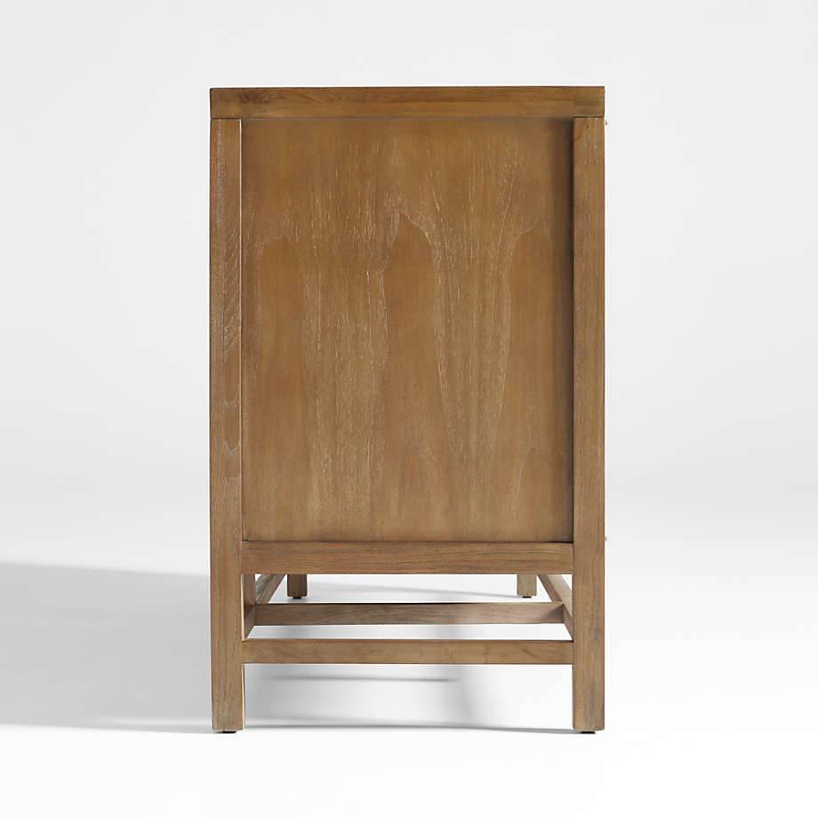 85In Storage Media Console And Side Cabinet Set