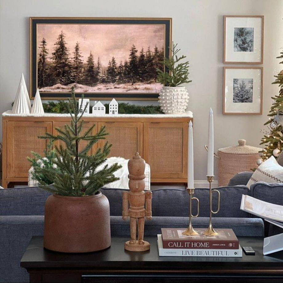 68In Storage Media Console And Side Cabinet Set