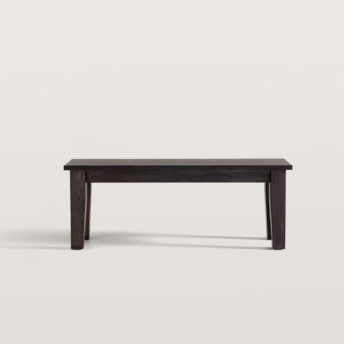 62in Solid Color Wooden Dining Bench
