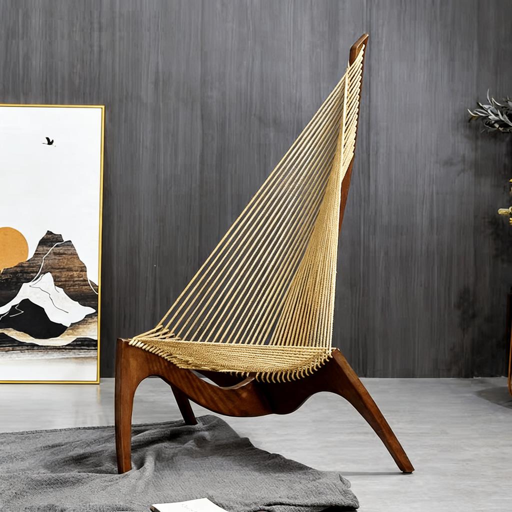 Harp Sailboat Creative Leisure Lounge Chair