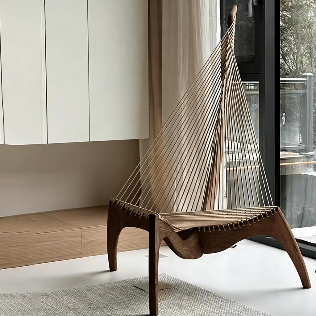 Harp Sailboat Creative Leisure Lounge Chair
