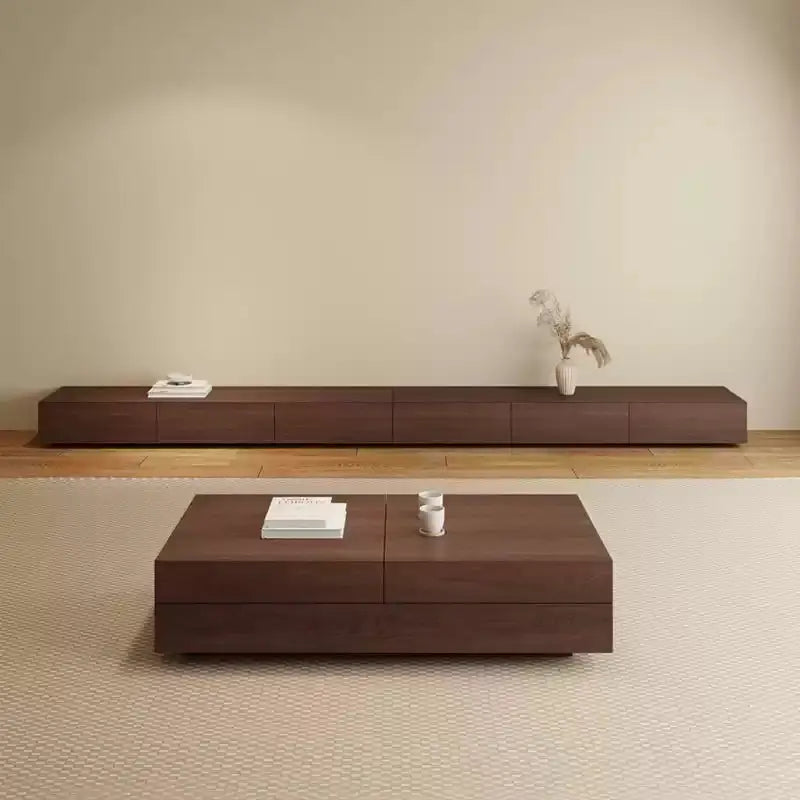 Living Room TV Cabinet with 6 Drawers