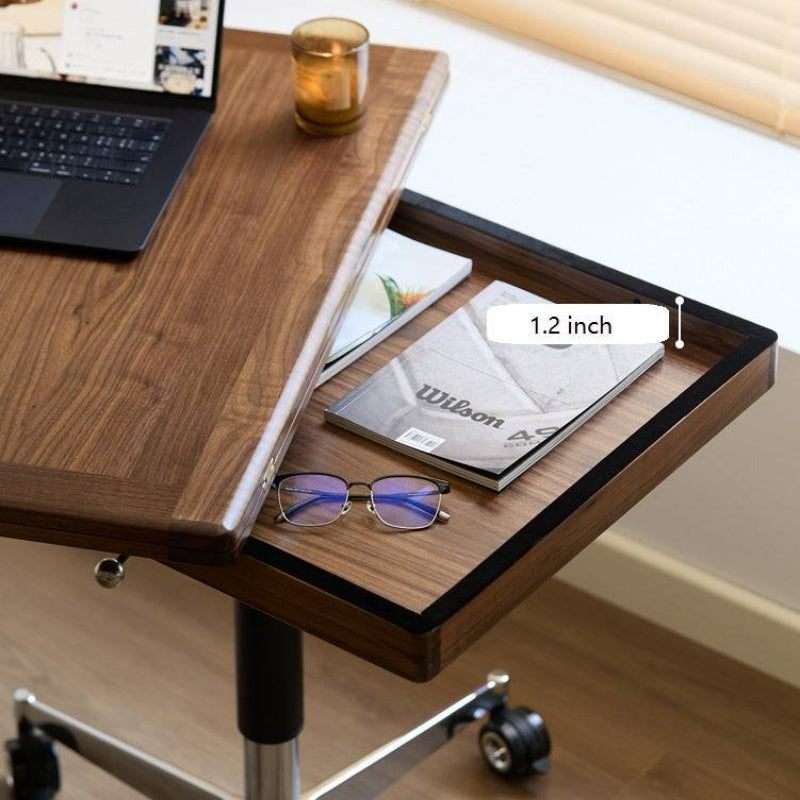Adjustable And Foldable Coffee Table with Wheels