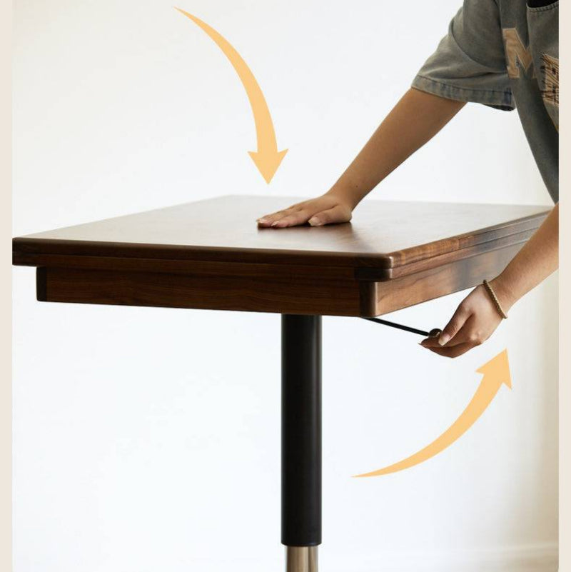 Adjustable And Foldable Coffee Table with Wheels