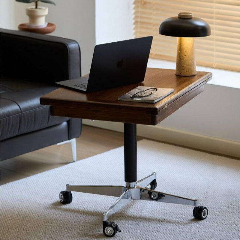 Adjustable And Foldable Coffee Table with Wheels