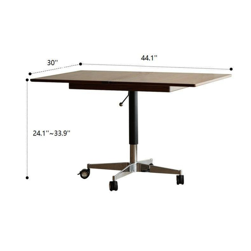 Adjustable And Foldable Coffee Table with Wheels