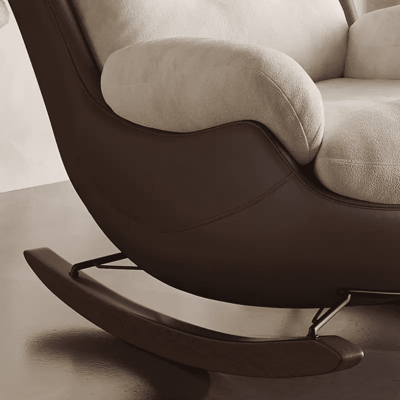 Ergonomic High Rebound Rocking Chair Nursery Rocker Recliner