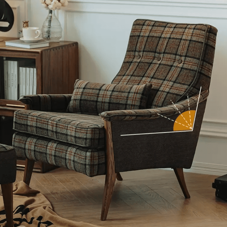British Style Leisure Single Chair for Living Room