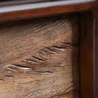 Mid Ancient Style Nightstand 2 Drawer Bedside Table