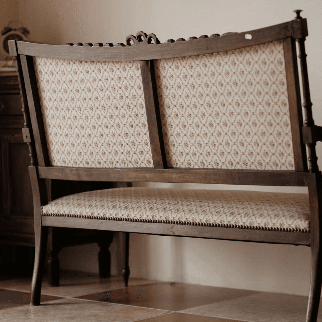 American Countryside Style Carved Leisure Chair