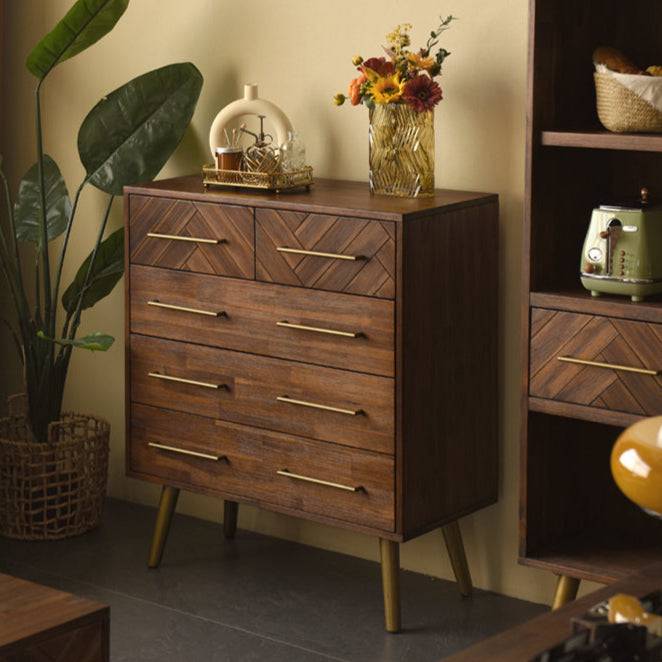 Modern 6 Drawer Dresser Chest of Drawers Storage Cabinet