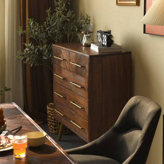 Modern 6 Drawer Dresser Chest of Drawers Storage Cabinet