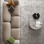 Frosted Velvet Cat Scratch Fabric Living Room Straight Sofa