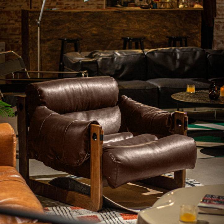 Individual Leisure Chair Living Room Leather Sofa lounge Chair