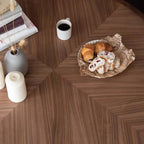 Classical Small Round Table with Stainless Steel Base