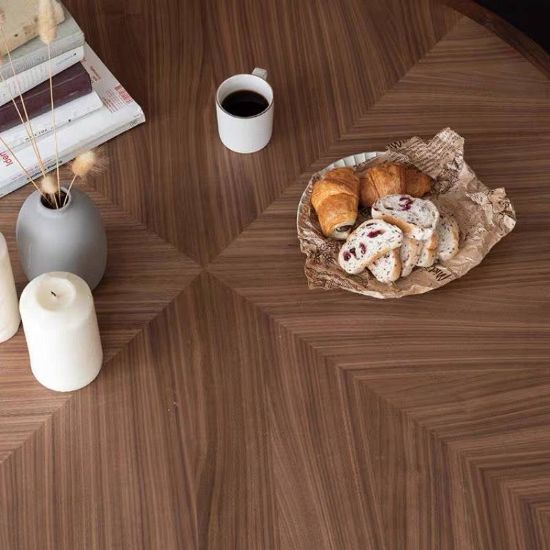 Classical Small Round Table with Stainless Steel Base