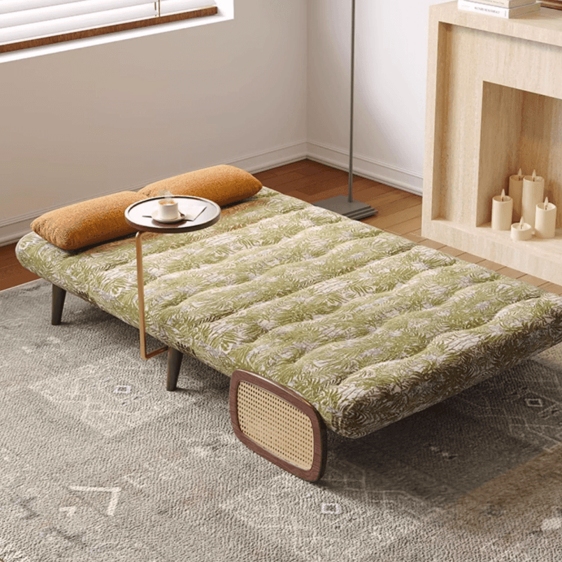 Folding Sofa Bed with Linen Fabric for Living Room Bedroom