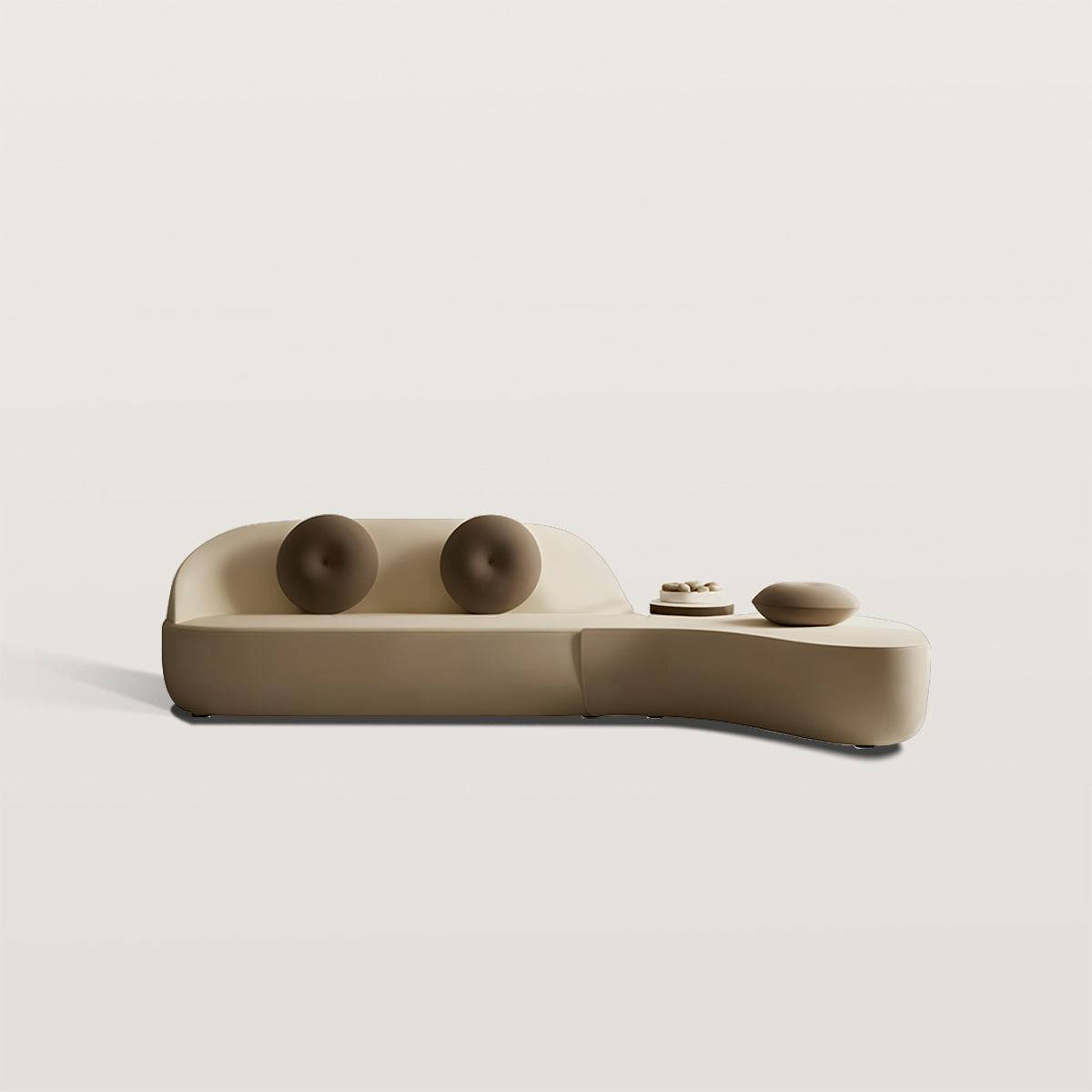 Light luxury L-shaped Sofa Velvet Fabric Spliced Sofa