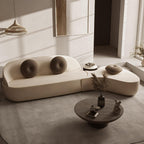 Light luxury L-shaped Sofa Velvet Fabric Spliced Sofa