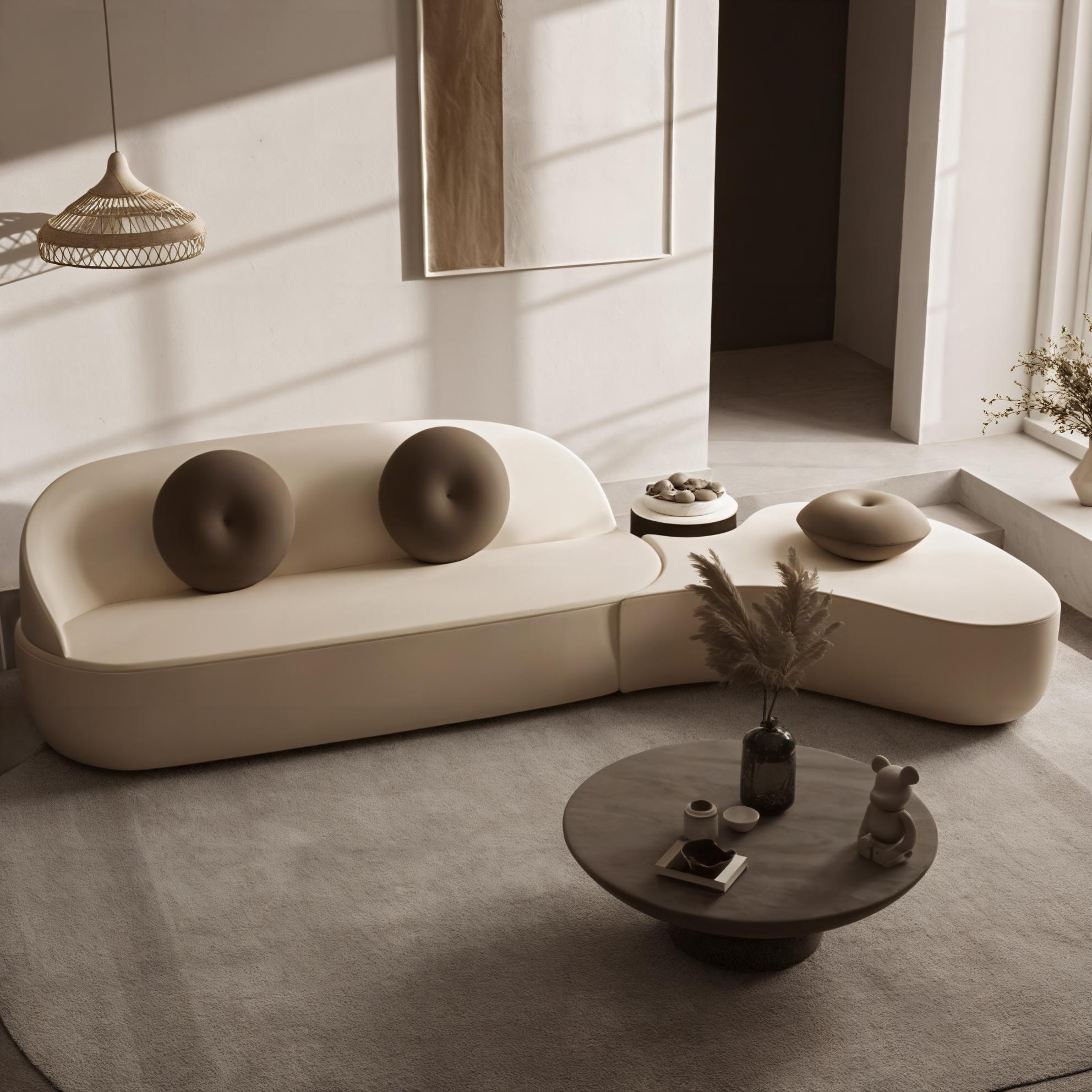 Light luxury L-shaped Sofa Velvet Fabric Spliced Sofa