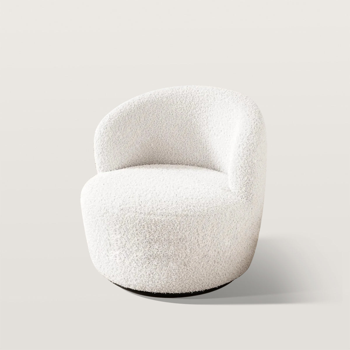 Cozy Modern Barrel Chairs with Soft Padded Armrest