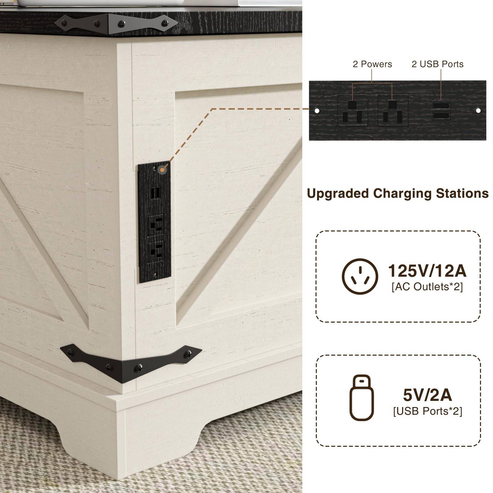 35.5'' Lift Top Coffee Table With Large Storage